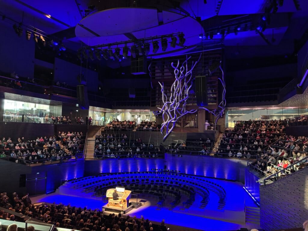 World’s largest modern concert organ in Musiikkitalo, Helsinki.
