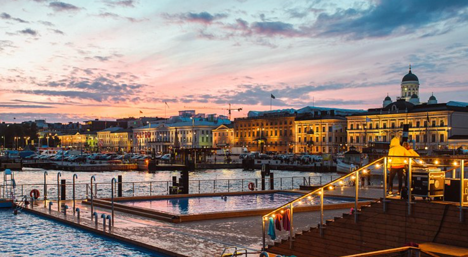 Allas Sea Pool sauna in Helsinki